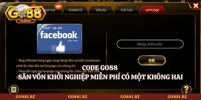 Code GO88 - Săn Vốn Khởi Nghiệp Miễn Phí Có Một Không Hai 1 Go88 Code GO88 - Săn Vốn Khởi Nghiệp Miễn Phí Có Một Không Hai