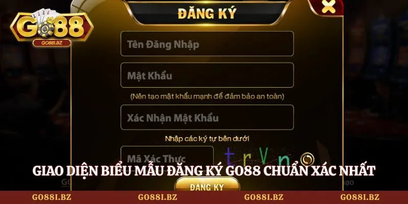 GO88 ⭐️ Cổng Game Go 88 App/Apk Link Tải Mới Nhất Không Bị Chặn 64 Go88 Giao diện biểu mẫu đăng ký GO88 chuẩn xác nhất