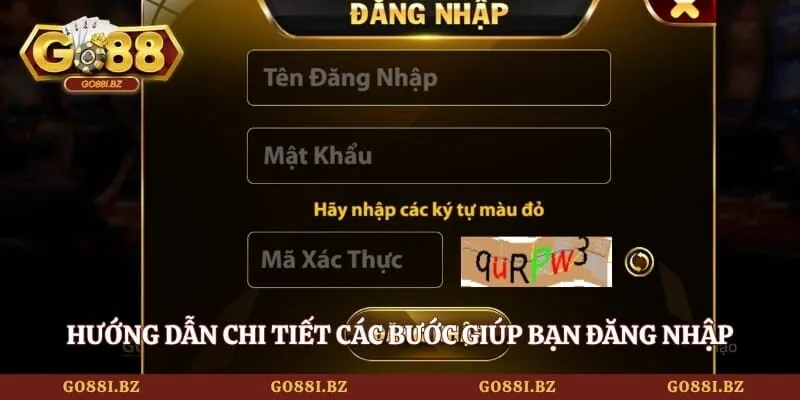 Đăng Nhập GO88 - Truy Cập Hệ Thống Nhanh Gọn, Không Bị Chặn 3 Go88 Hướng dẫn chi tiết các bước giúp bạn đăng nhập tài khoản nhanh